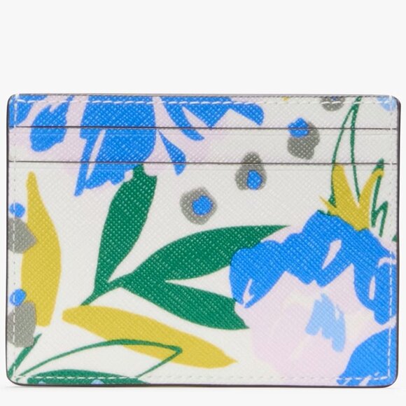 NWT Boxed Madison Floral Small Slim Card Holder - Picture 4 of 4